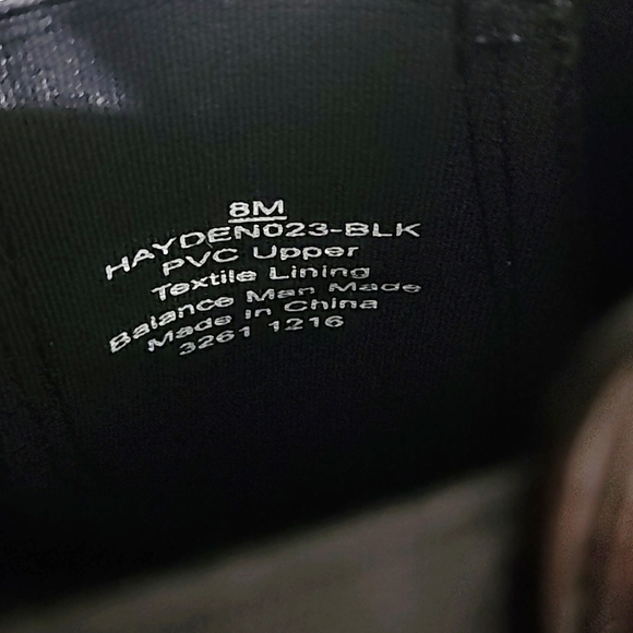 Nine West Hayden PVC black rain bootie womans sz 8 - Picture 3 of 7